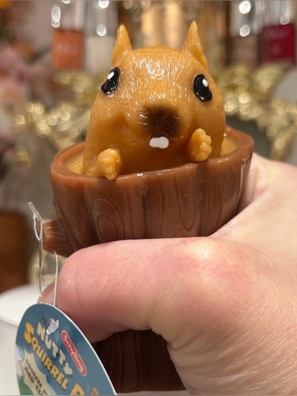 Schylling Squeeze Nutty Squirrel Popper Toys Age 3+. NWT.